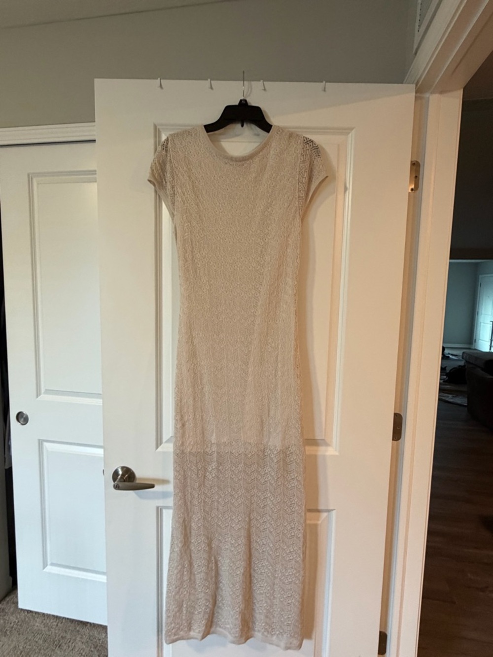 House of Harlow 1960 Cream Lace Maxi Dress